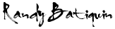 Randy Batiquin Signature